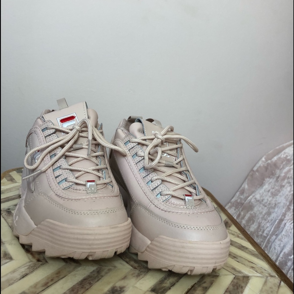 Light Pink Fila Shoes